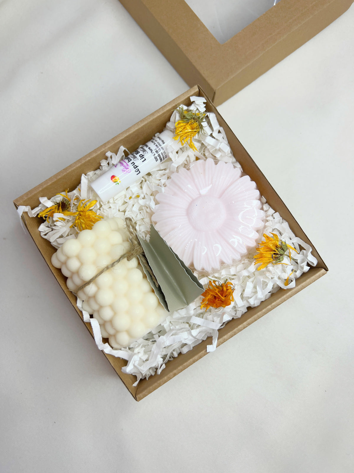 Gift Set – Soy Candle, Soap, Lip Balm